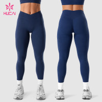 Custom High Waist Wrap Leggings for Women's Private Label Sportswear