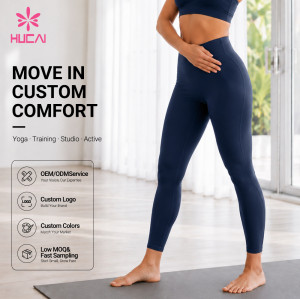 Custom High Waist Wrap Leggings for Women's Private Label Sportswear