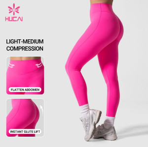 Custom High Waist Glute Lift Compression Leggings for Private Label Sportswear