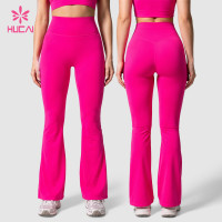 Custom Ultra High Rise Flared Yoga Pants for Private Label Sportswear