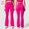 Custom Ultra High Rise Flared Yoga Pants for Private Label Sportswear
