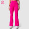 Custom Ultra High Rise Flared Yoga Pants for Private Label Sportswear