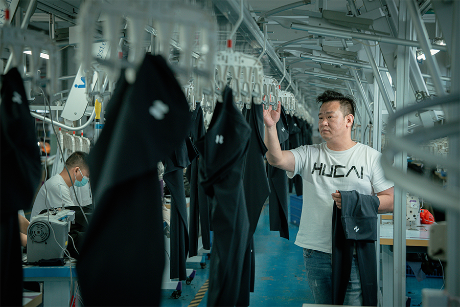 Leggings fabric direction and handfeel