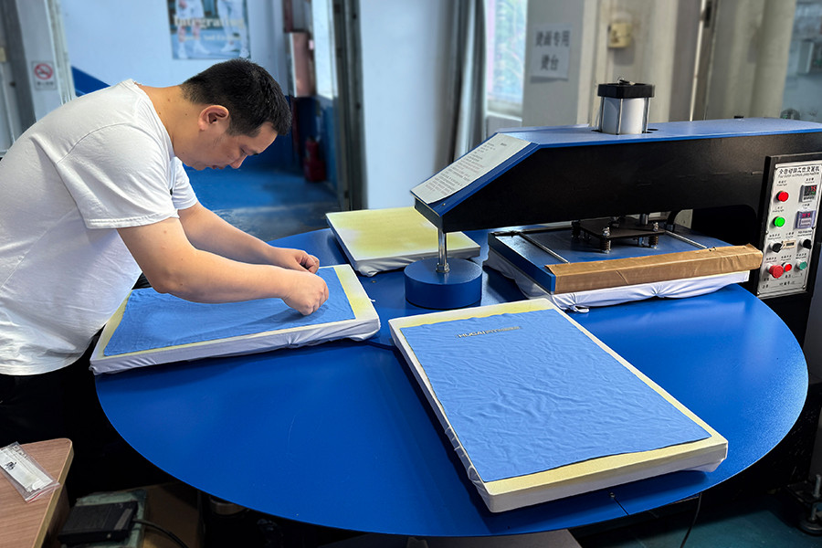 Heat-transfer printing on the HUCAI production floor