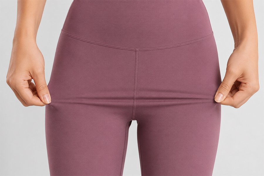 Leggings opacity under stretch and squat coverage