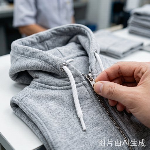 Hoodie quality inspection detail