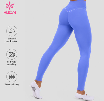 Custom Contrast Piping Sweetheart Seam Leggings - Private Label Sportswear