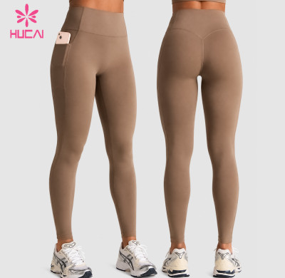 Custom High Waist Full Length Pocket Leggings for Sports and Gym Brands