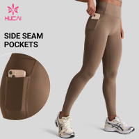 Custom High Waist Full Length Pocket Leggings for Sports and Gym Brands