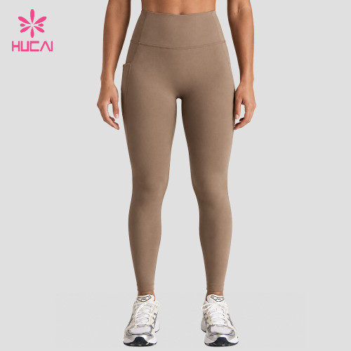 Custom High Waist Full Length Pocket Leggings for Sports and Gym Brands