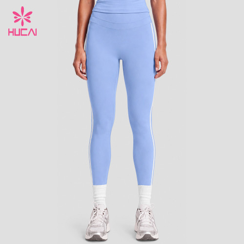 Custom Sculpt Leggings with Retro Side Stripes for Training Brands