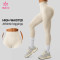 Custom Ribbed Knit High Waist Leggings for Fitness and Lifestyle Brands