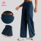 Custom Wide Leg Fold Over Waistband Lounge Leggings - Wholesale Supply