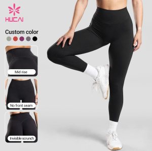 Custom Mid Rise Full Length Training Leggings for Activewear Retailers