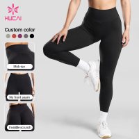 Custom Mid Rise Full Length Training Leggings for Activewear Retailers