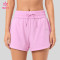 Custom High Waist Flowy Running Shorts with Side Zip Pocket for Training Labels