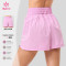 Custom High Waist Flowy Running Shorts with Side Zip Pocket for Training Labels