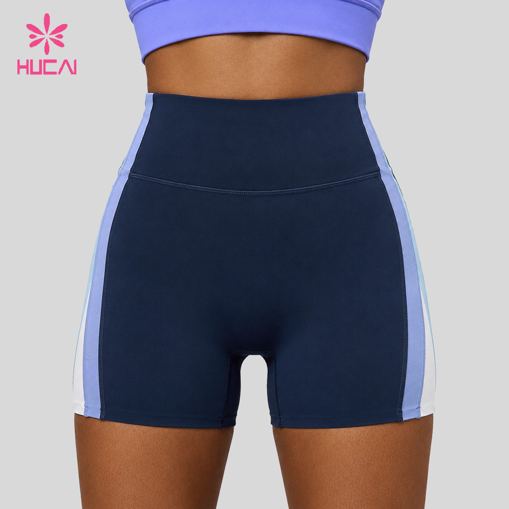 Front panel, ultra high rise waistband and multi colour block side panels