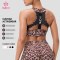 Custom Printed Mesh Back Cut-Out Sports Bra for Activewear Labels