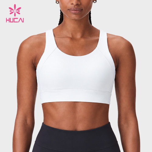 Custom Mesh Back Cut-Out Sports Bra - OEM and Private Label Supply