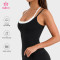 Custom Longline Vest Sports Bra with Contrast Inner Layer for Brands