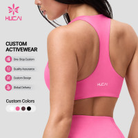 Custom Halter Front Closure Sports Bra - Private Label Production