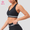 Custom Front Zip Cross Back Sports Bra - Private Label Supply Program