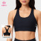 Custom Racerback Sports Bra with Side Mesh Vents for OEM Bulk Orders