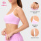 Custom Thin Strap Low-Back Sports Bra with Contrast Edging for Studio and Lounge Brands