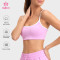 Custom Thin Strap Low-Back Sports Bra with Contrast Edging for Studio and Lounge Brands