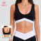 Custom Cross Band Contrast Sports Bra - ODM Development for Labels