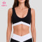 Custom Cross Band Contrast Sports Bra - ODM Development for Labels