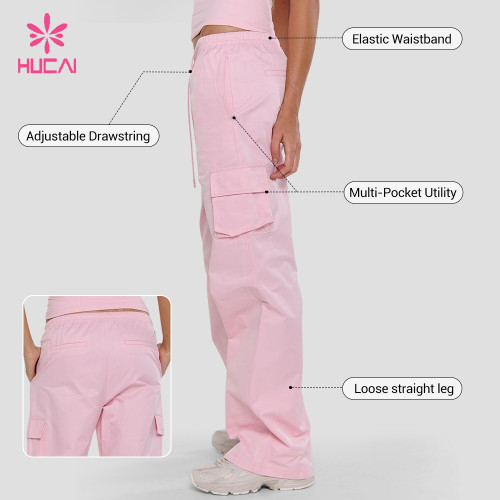 Custom Cargo Sweatpants with Drawstring Waist for Utility Wear Brands