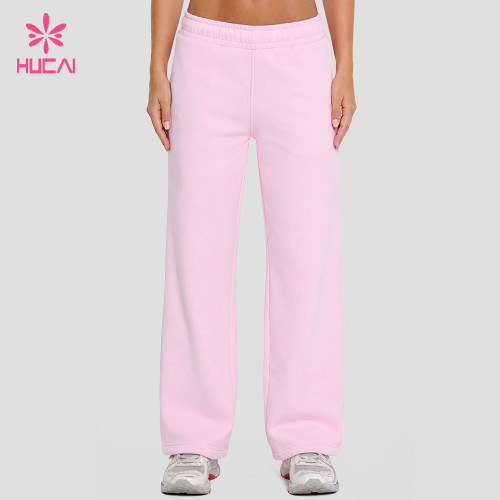 Custom Fleece Sweatpants with Side Pockets for Women's Athleisure Labels