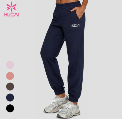Custom Women's Tapered Joggers with Elastic Cuffs - Bulk and OEM Supply