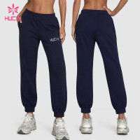 Custom Women's Tapered Joggers with Elastic Cuffs - Bulk and OEM Supply