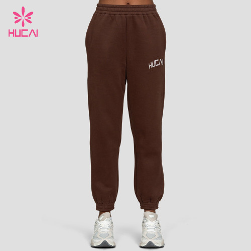 Custom Women's Tapered Joggers with Elastic Cuffs - Bulk and OEM Supply