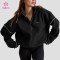 Custom Quarter Zip Fleece Jacket with Drop Shoulder for Activewear Brands