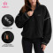 Custom Quarter Zip Fleece Jacket with Drop Shoulder for Activewear Brands