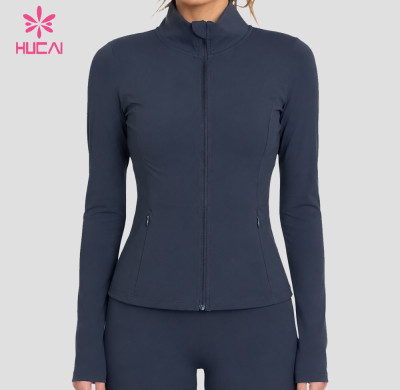 Custom Full Zip Fitted Jacket with Zip Pockets - OEM Supply Program