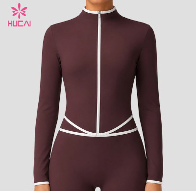Custom Contrast Trim Track Jacket for Private Label Sportswear Lines