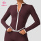 Custom Contrast Trim Track Jacket for Private Label Sportswear Lines