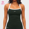 Custom Square Neck Cross Back Longline Bra Top for Activewear Labels
