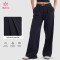 Custom Wide Leg Baggy Pants with Elastic Logo Waistband - OEM Program