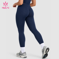Custom High Waist Scrunch Leggings with Curved Back Seam for Gym Brands