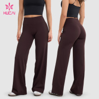 Custom Straight Leg High Waist Pants with Minimalist Seams - Bulk Supply