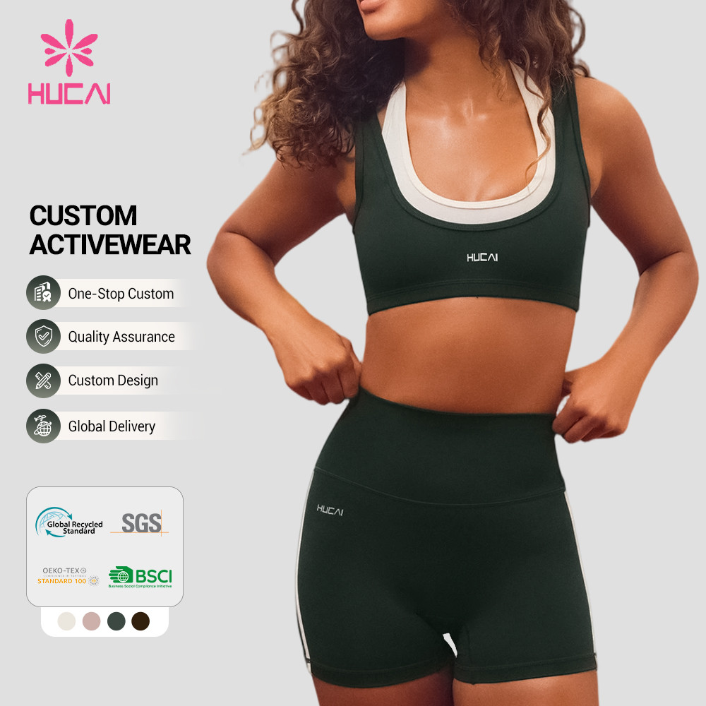 Layered halter bra fabric reference view