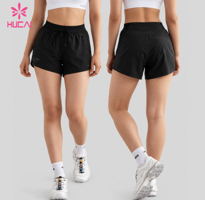 Custom Drawstring Running Shorts with Mesh Waistband for OEM Buyers