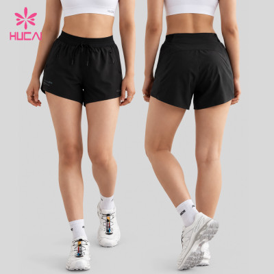 Custom Drawstring Running Shorts with Mesh Waistband for OEM Buyers
