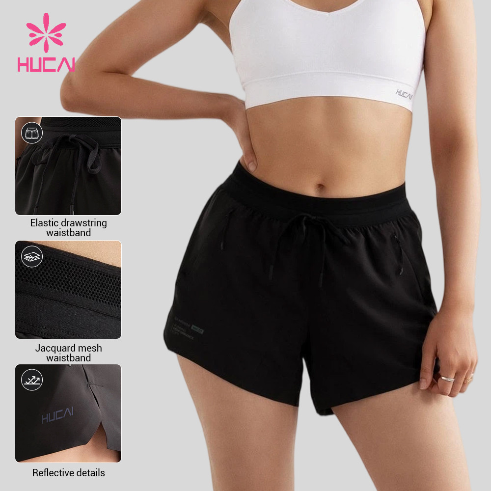 Jacquard mesh waistband and reflective detail